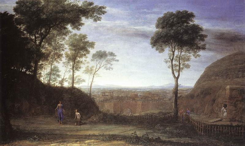 Landscape with Noli Me Tangere Scene, Claude Lorrain